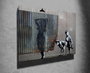 Wallity WY55 Banksy Lienzo Decorativo 50 x 70 cm